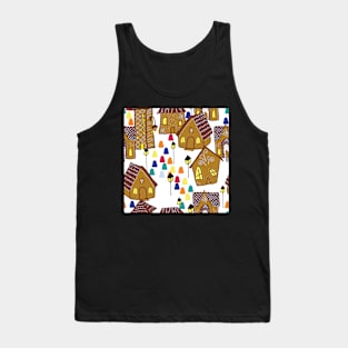 Gingerbread house village Tank Top